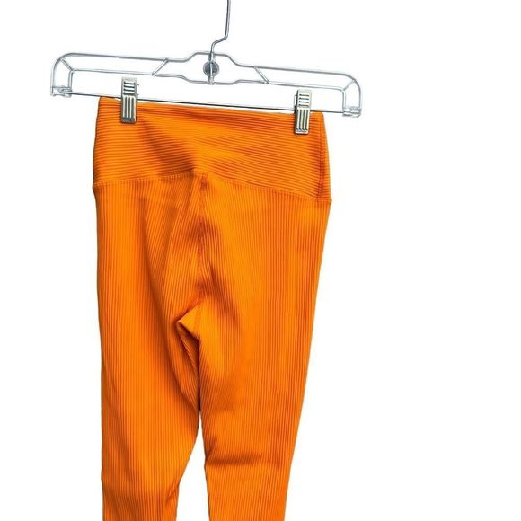 Year of Ours High High Ribbed Leggings in Orange Women’s Size XS - Picture 5 of 6